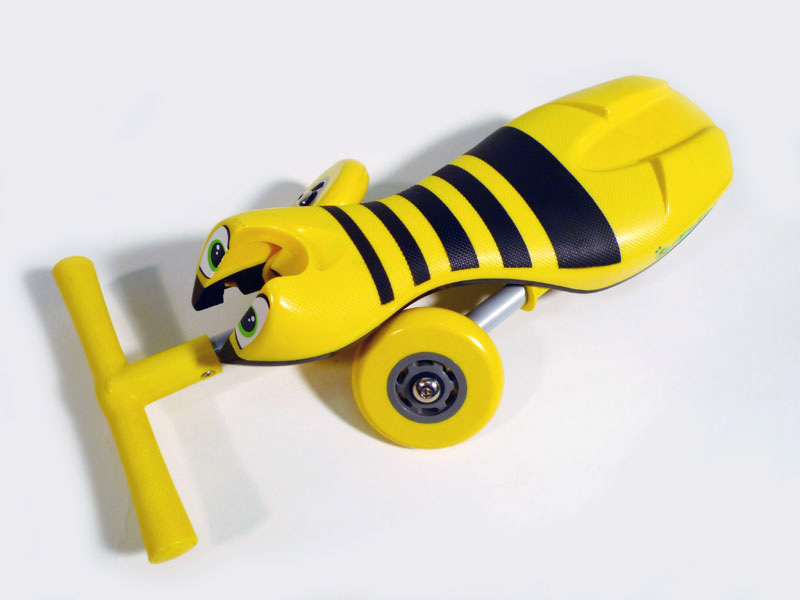 andarin 3ruedas plastico metal abeja plegable alt.43-25 largo 60 (12eu.) 1u